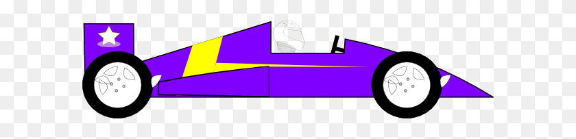 600x143 Фиолетовый Racecar Png, Клип Арт Для Web - Гоночный Автомобиль Clipart