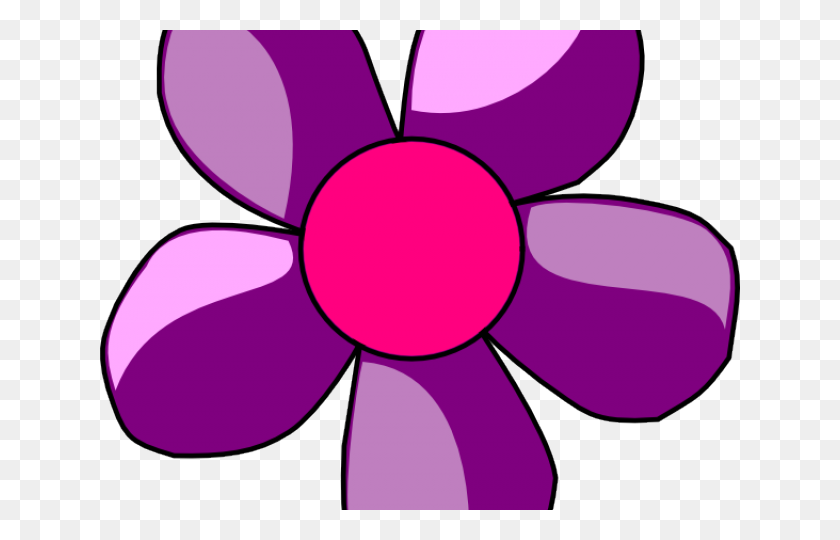 640x480 Purple Rose Clipart - Purple Rose Clipart