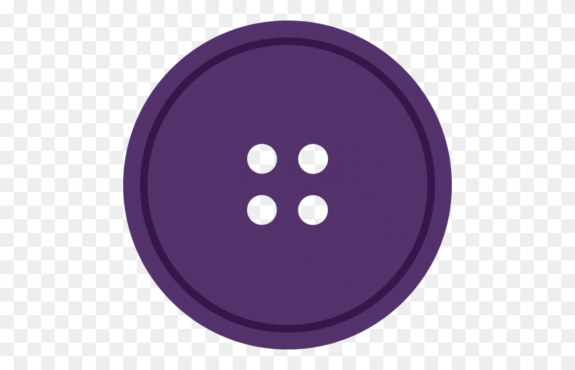 480x480 Purple Round Cloth Button With Hole Png - Cloth Texture PNG