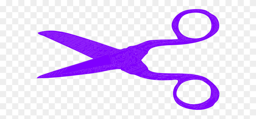 600x332 Purple Scissors Clip Art - Scissors Images Clipart
