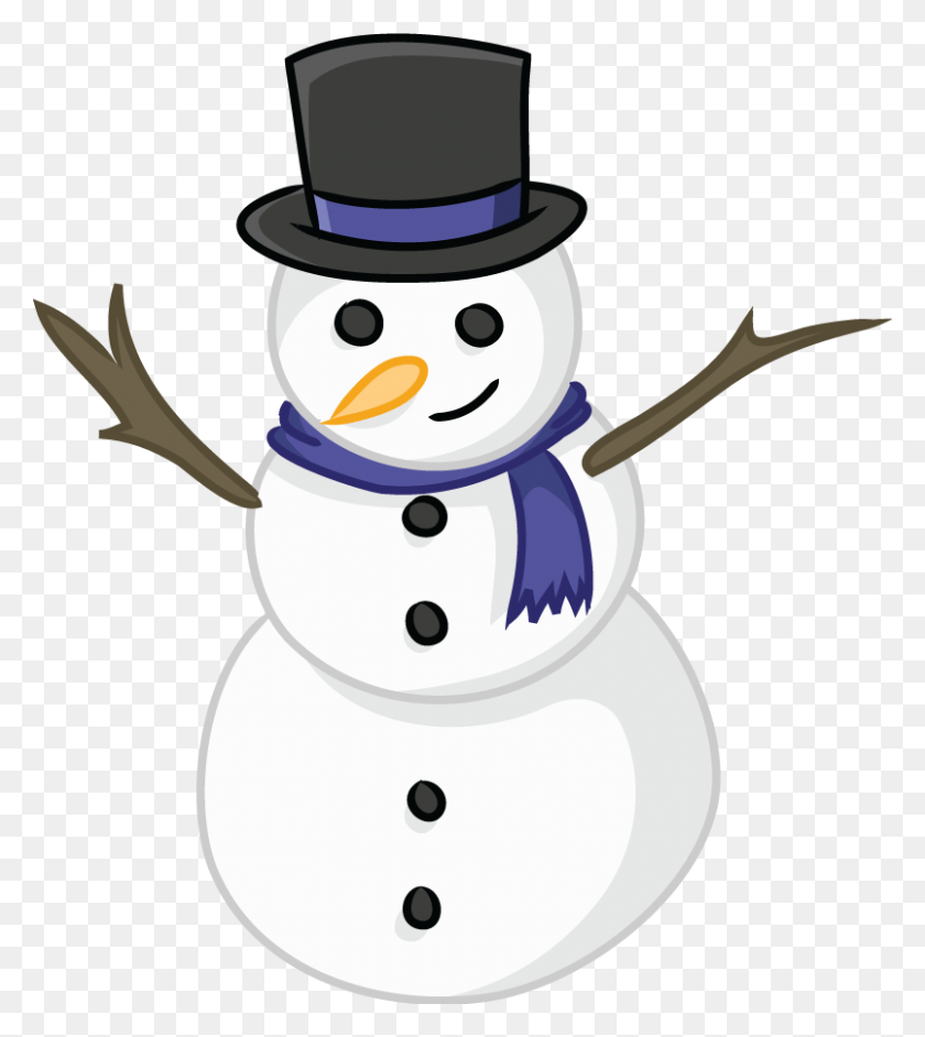 804x910 Purple Snowman Cliparts - Frosty The Snowman Clipart