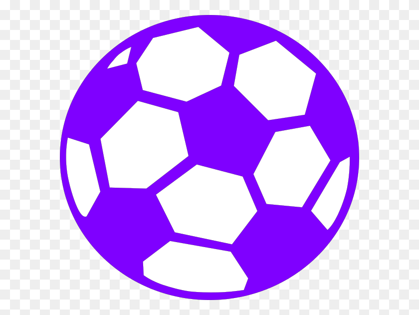 600x571 Purple Soccer Ball Clip Art - Canyon Clipart