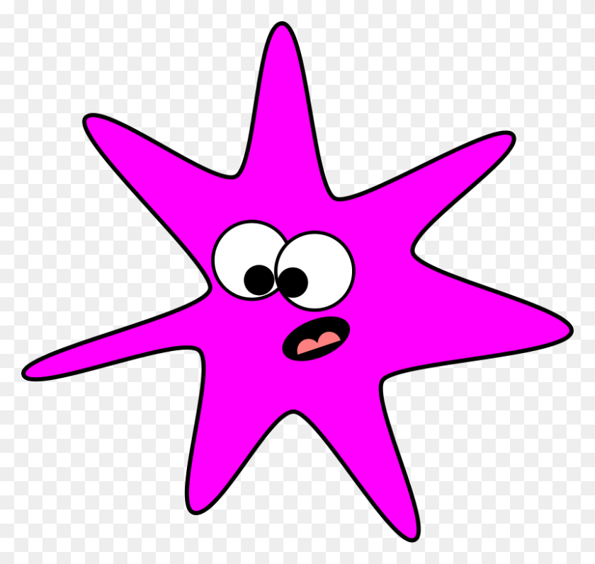 800x756 Фиолетовая Звезда Клипарты - Фиолетовая Звезда Png