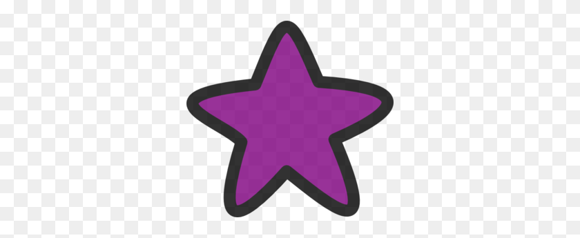 300x285 Purple Star For Starry Clip Art - Purple Star PNG