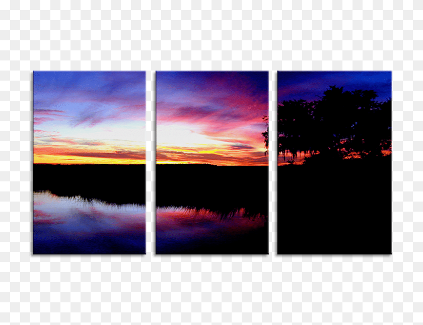 800x601 Purple Sunset Canvas Print - Sunset Sky PNG