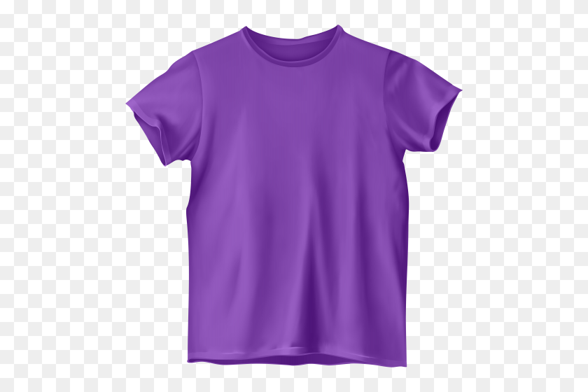 492x500 Фиолетовая Футболка Png Картинки - Рубашка Клипарт Png