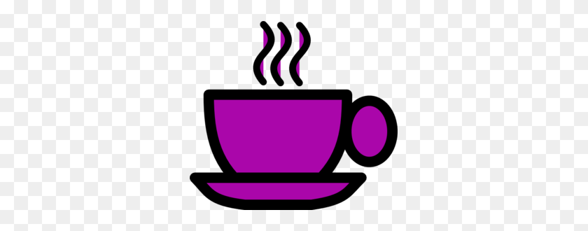 297x270 Purple Tea Cup Clip Art - Tea Clipart