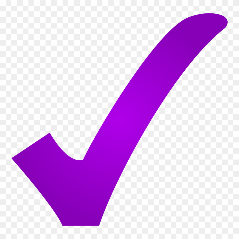 2000x2000 Purple Tick Png Png Image - Tick PNG