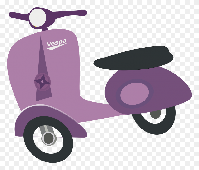 2310x1948 Purple Vespa Scooter Icons Png - Scooter PNG