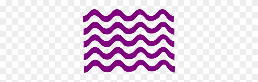 299x207 Purple Wave Lines Clip Art - Wave Clipart Transparent