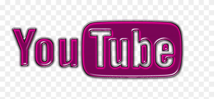 3303x1390 Purple White Icon Of Youtube Free Image - Youtube Logo PNG White