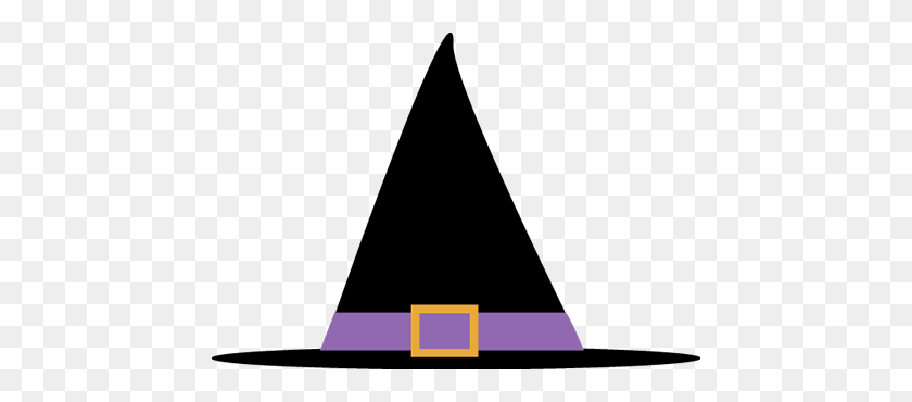 450x310 Purple Witch Hat Clip Art - Witch Clipart