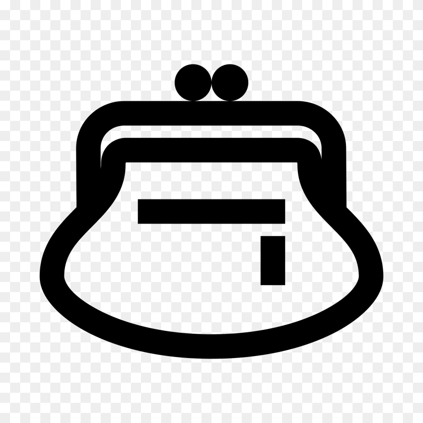 1600x1600 Purse Back View Icon - Purse PNG