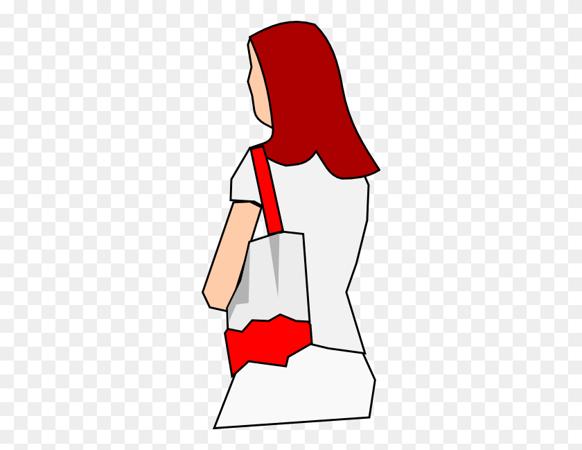 258x589 Purse Mother Clipart - Pregnant Mom Clipart