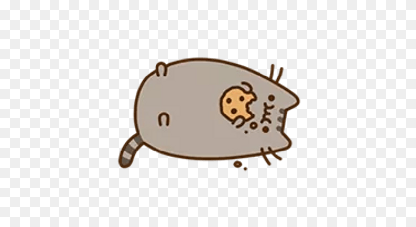 400x400 Pusheen Eating Ice Cream Transparent Png - Eating Ice Cream Clipart