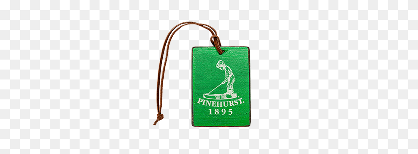 250x250 Putter Boy Wooden Bag Tag Pinehurst Resort Country Club Online - Wooden Sign PNG