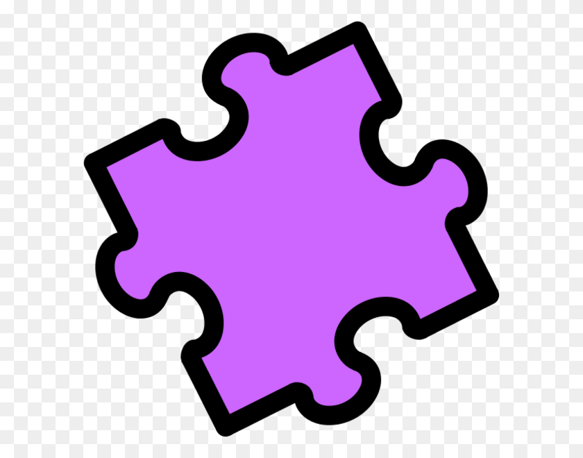 600x600 Puzzle Clipart Puzzle Piece - Красочная Граница Клипарт