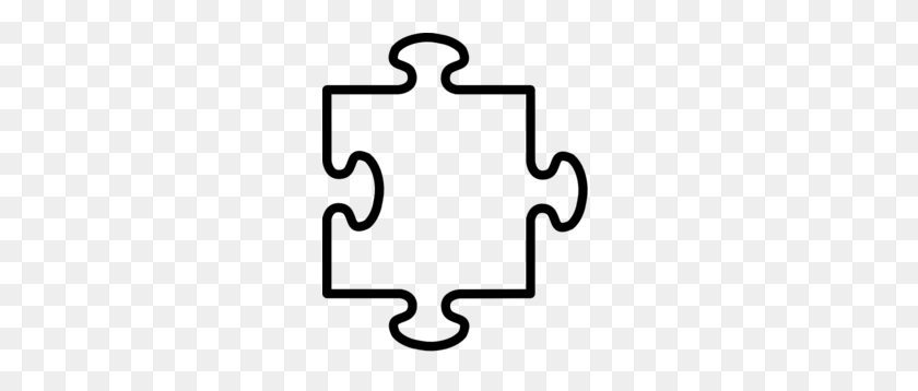 249x298 Puzzle Piece Clip Art - Puzzle Pieces Clipart Black And White