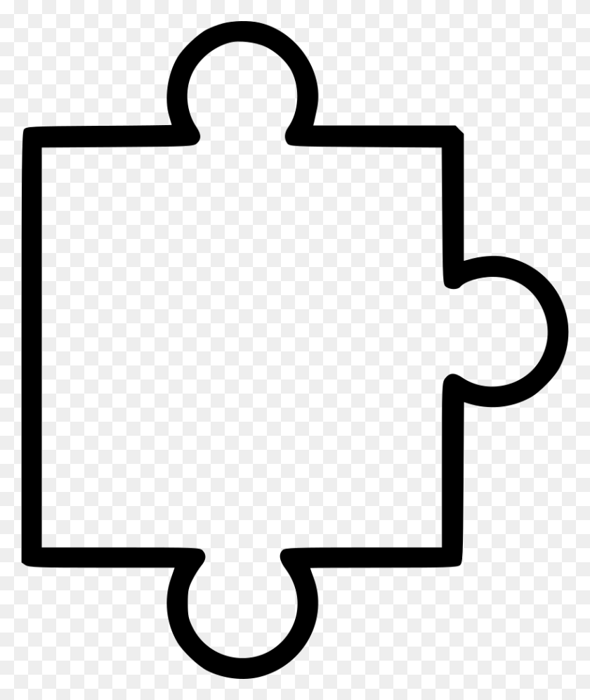 816x980 Puzzle Piece Png Icon Free Download - Puzzle Piece PNG