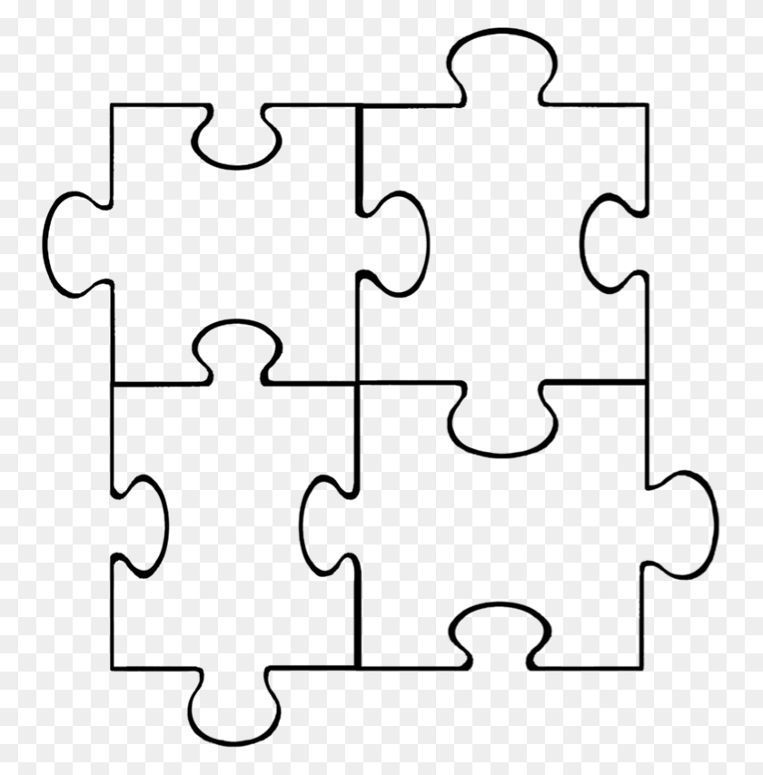 747x794 Puzzle Piece Template Google Search Pinteres Clip Art - Autism Puzzle Piece Clipart