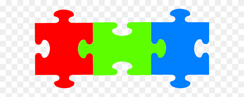 600x273 Puzzle Pieces Clip Art - Puzzle Piece Clipart