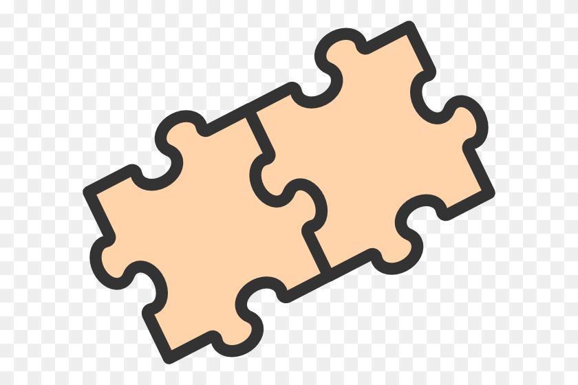600x500 Puzzle Pieces Clip Art - Thing One And Thing Two Clipart