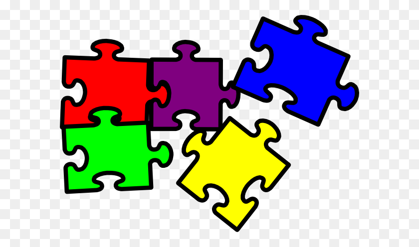 600x436 Puzzle Pieces Clip Art Cliparts And Others Inspiration - Jigsaw Clipart