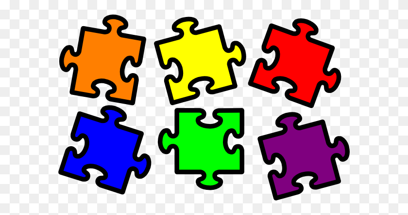 Puzzle Pieces Connected Clip Art Puzzle Clipart