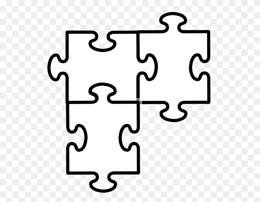 534x594 Puzzle Pieces Connected Clip Art - Autism Awareness Clipart