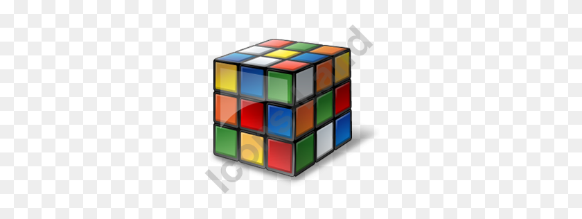 256x256 Puzzle Rubiks Cube Icon, Pngico Icons - Rubix Cube Png