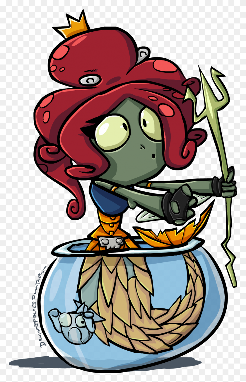 999x1592 Pvzheroes - Ocean Commotion Clip Art