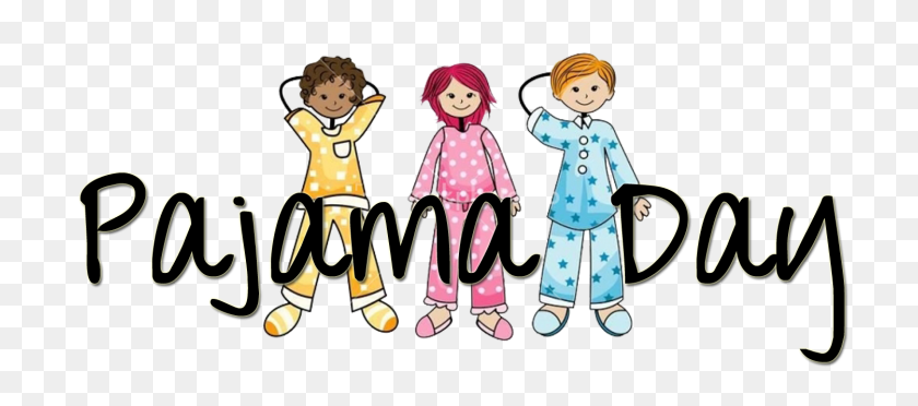 1500x600 Pyjama Day Sign - Pajama Day Clipart