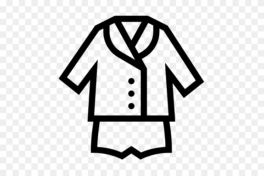 500x500 Пижамы Иконы - Пижамный Клипарт Черно-Белое