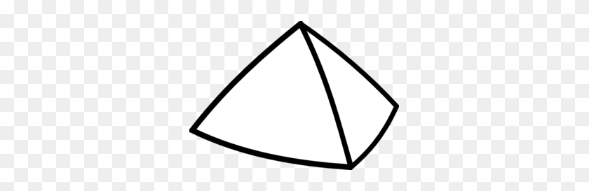 299x213 Пирамида Черно-Белые Картинки - Пирамида Клипарт