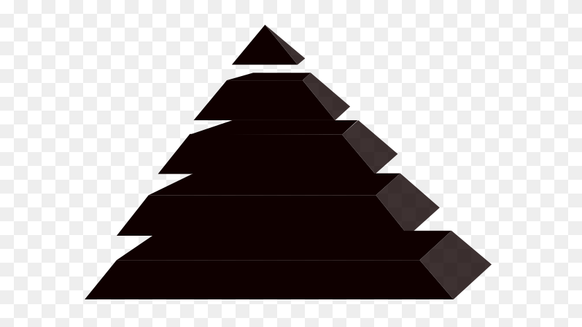 600x413 Пирамида Клипарт - Пирамида Png