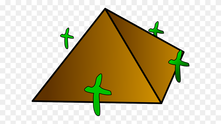 600x413 Pyramid Clip Art Free Vector - Pyramid Clip Art