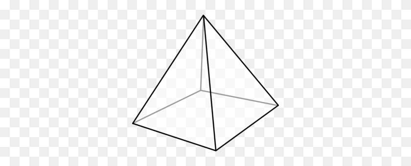 300x279 Пирамида Клипарт Посмотрите На Изображения Пирамиды Картинки - Smores Клипарт Черно-Белое