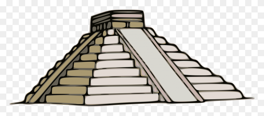 2000x800 Пирамида Клипарт Зиккурат - Пирамида Клипарт