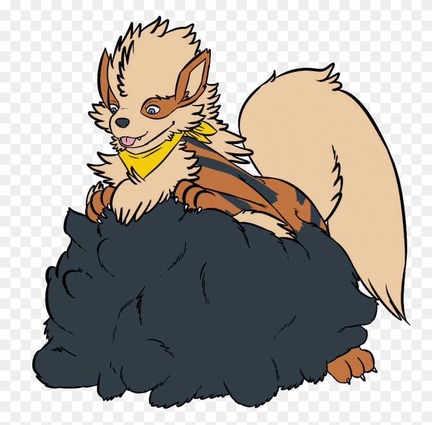 895x880 Pyro The Hungry, Lazy Arcanine - Arcanine PNG