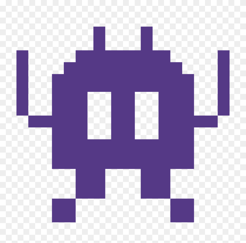 768x768 Python Arcade Games - Space Invaders PNG