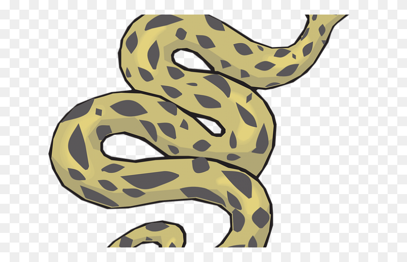640x480 Логотип Python Клипарт Симпатичная Змея - Симпатичный Клипарт Змеи