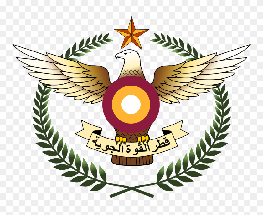 1200x969 Qatar Air Force - Air Force Logo PNG