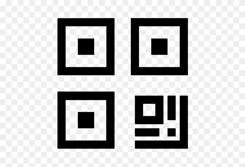512x512 Qcode, Qr-Код, Значок Сканирования С Png И Векторным Форматом Бесплатно - Qr Code Clipart