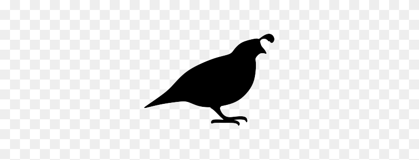 263x262 Quail Silhouette For Some Reason, The Quail Has Always Reminded - Quail Clipart Black And White