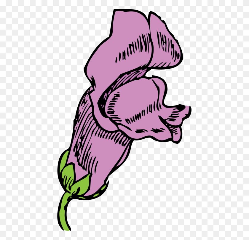 453x750 Qualcomm Snapdragon Drawing Flower Plantains - Ewe Clipart