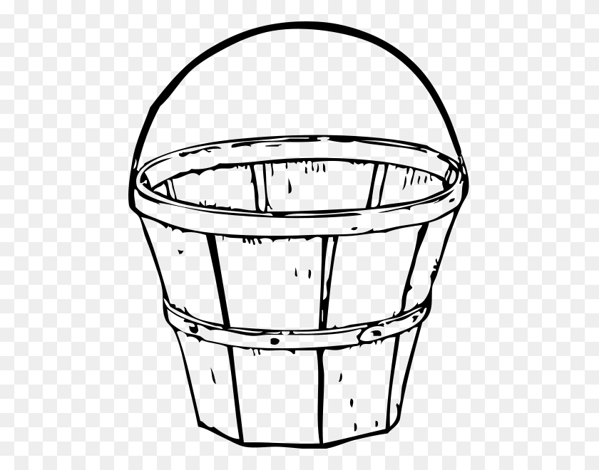 479x600 Quart Basket Png Clip Arts For Web - Basketball Net Clipart Black And White