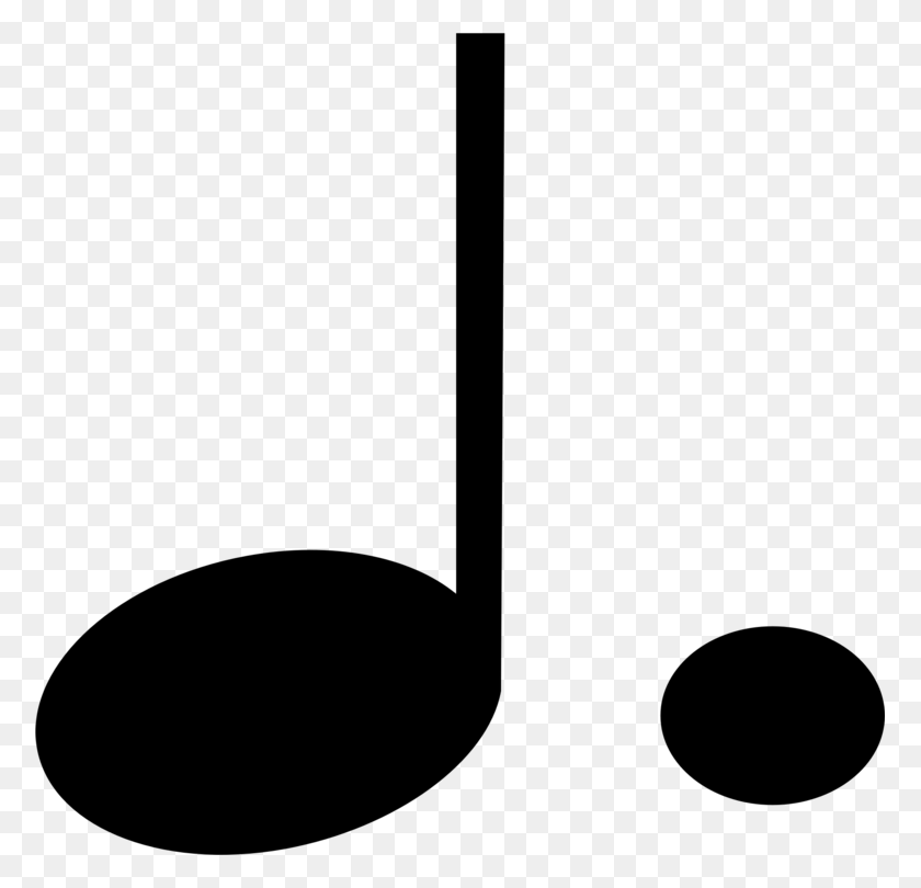 775x750 Quarter Note Musical Note Dotted Note Half Note Rest Free - Quarter Clipart