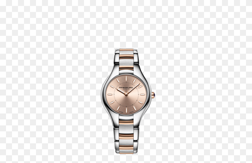 340x486 Quartz Steel Rose Gold Diamond Watch - Watch Hands PNG