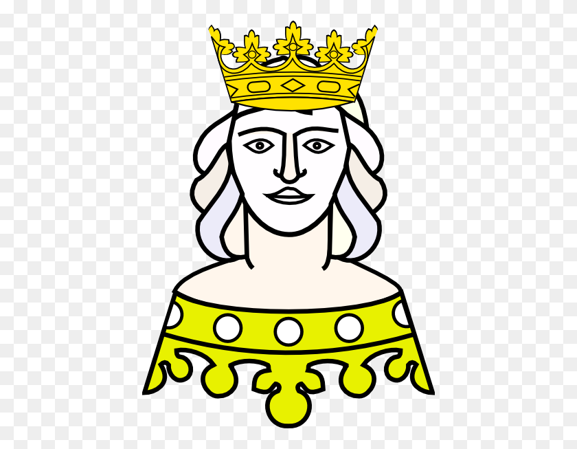 426x593 Queen Clipart Black And White - Queen Crown Clipart Black And White