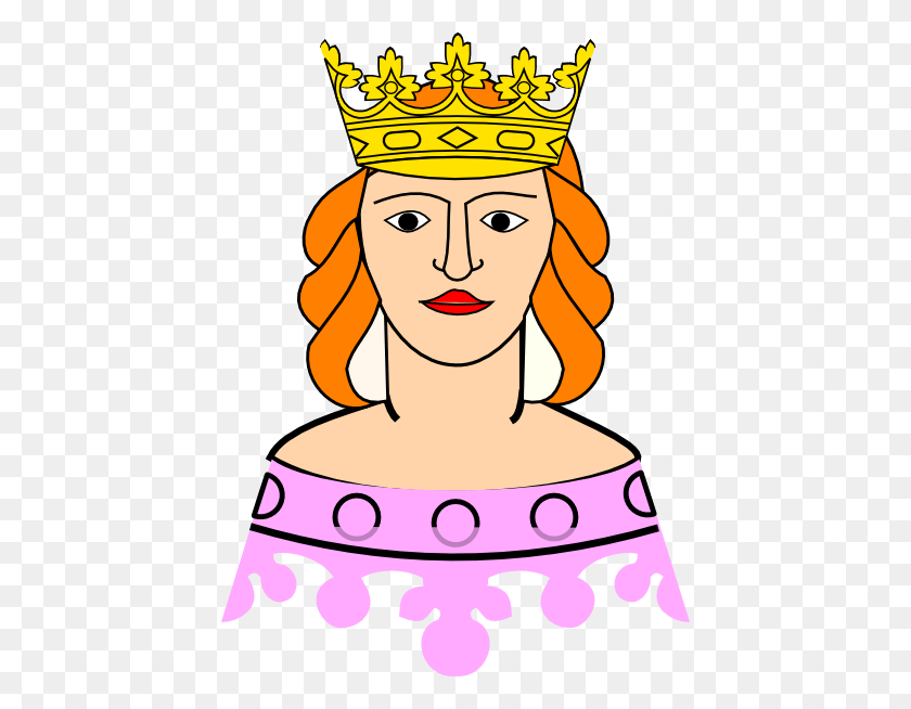 432x594 Королева Клипарты - Королева Корона Клипарт Черно-Белое
